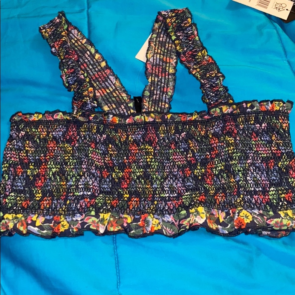 Floral crop top